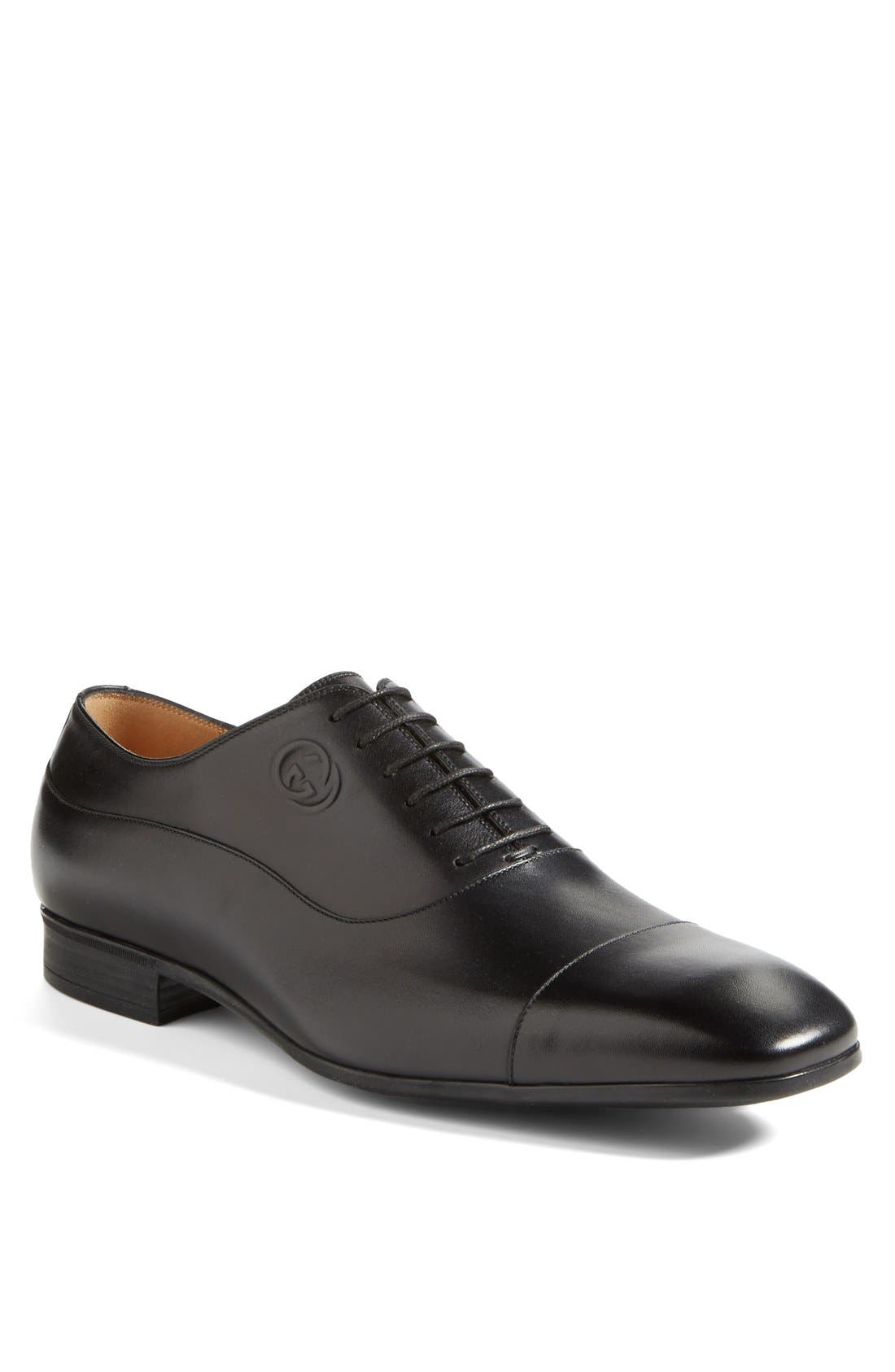 gucci cap toe oxford