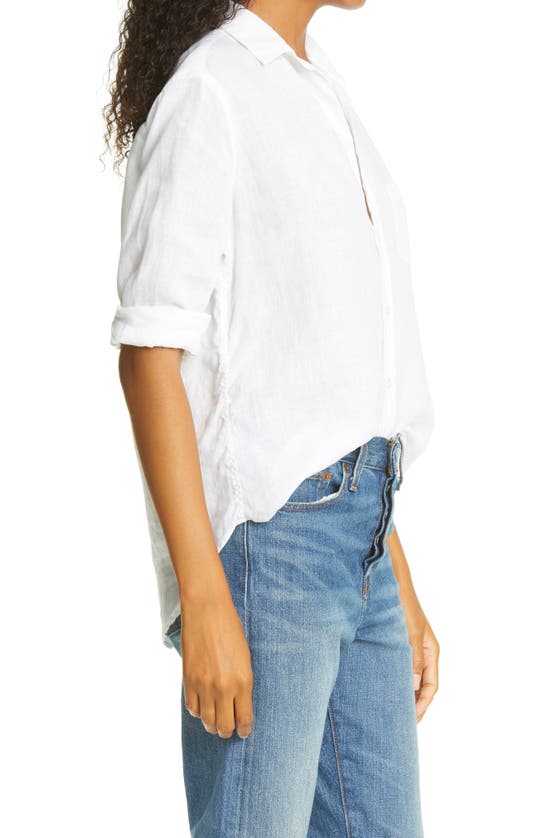 Shop Frank & Eileen Eileen Relaxed Button-up Shirt In White