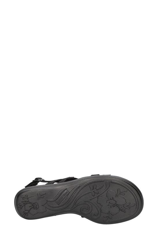 Shop Easy Street Lobo Wedge Sandal In Black