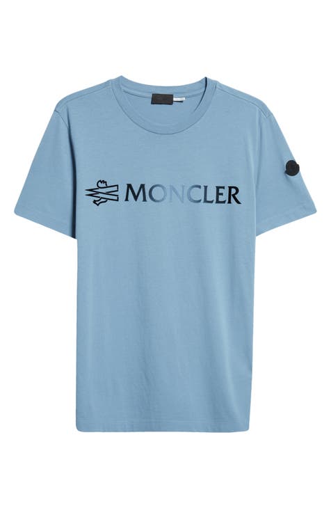 Moncler Monogram Sweatshirt in Blue for Men