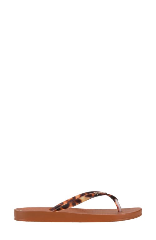 Ipanema Ana Flip Flop In Brown/clear