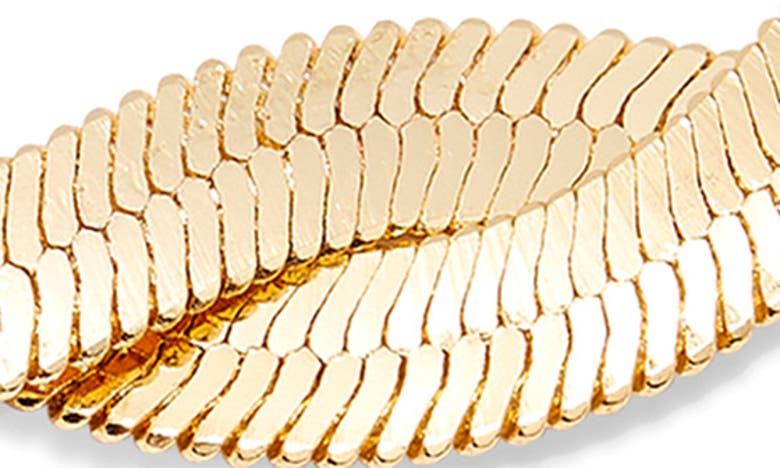 Brook & York Haven Snake Chain Anklet In Gold