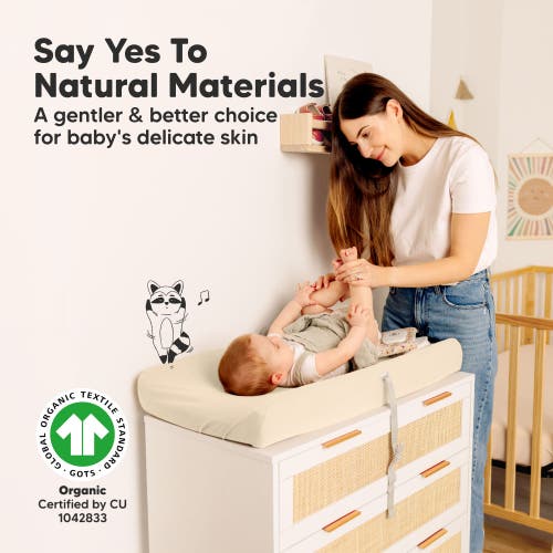 Keababies 2-pack Soothe Changing Pad Covers In Pecan