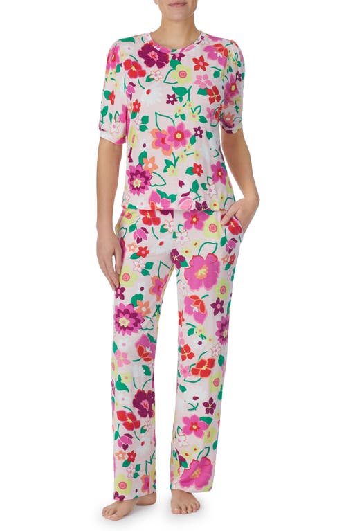 Kate Spade New York print pajamas Blush Floral at Nordstrom,