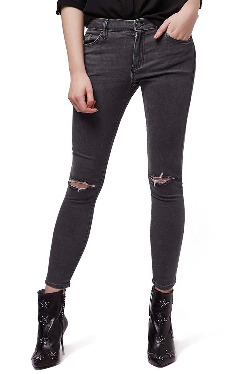 Topshop 'Leigh' Ripped Skinny Jeans (Petite) | Nordstrom