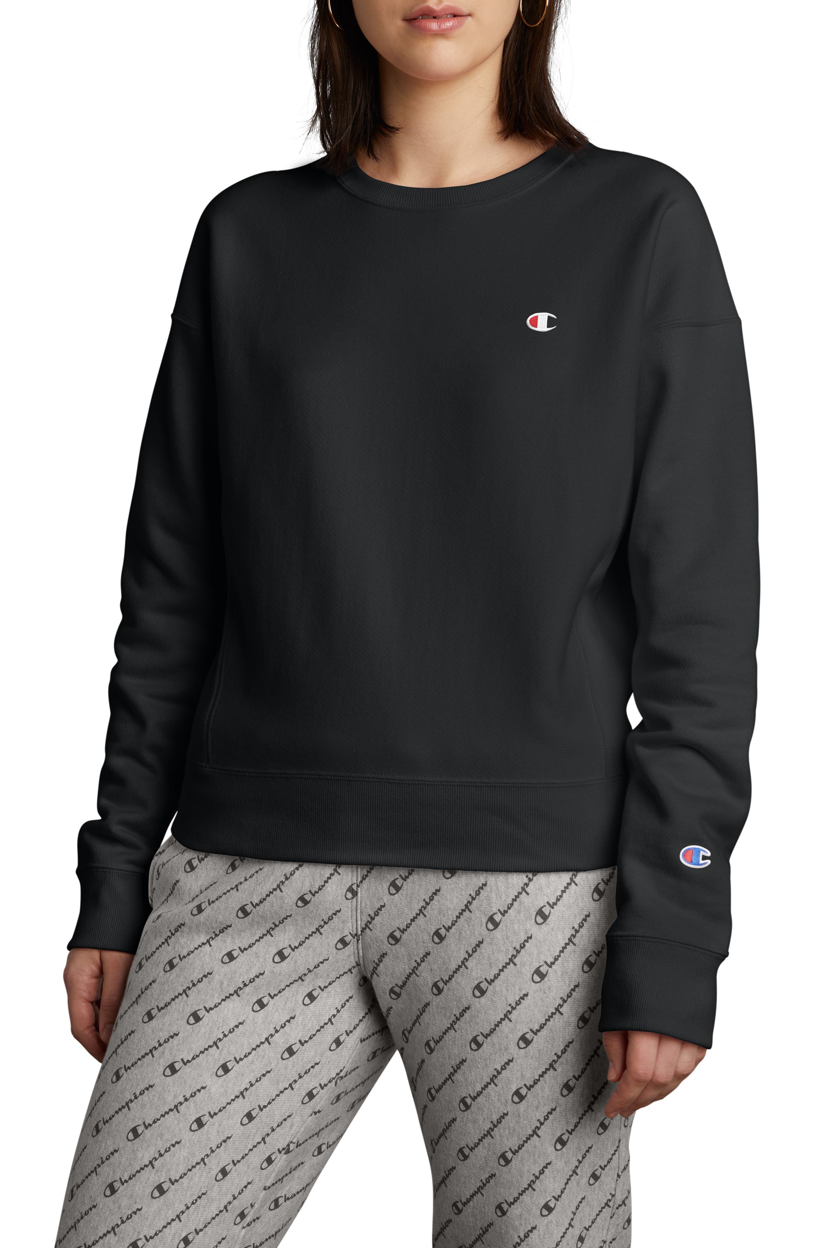 black champion reverse weave hoodie