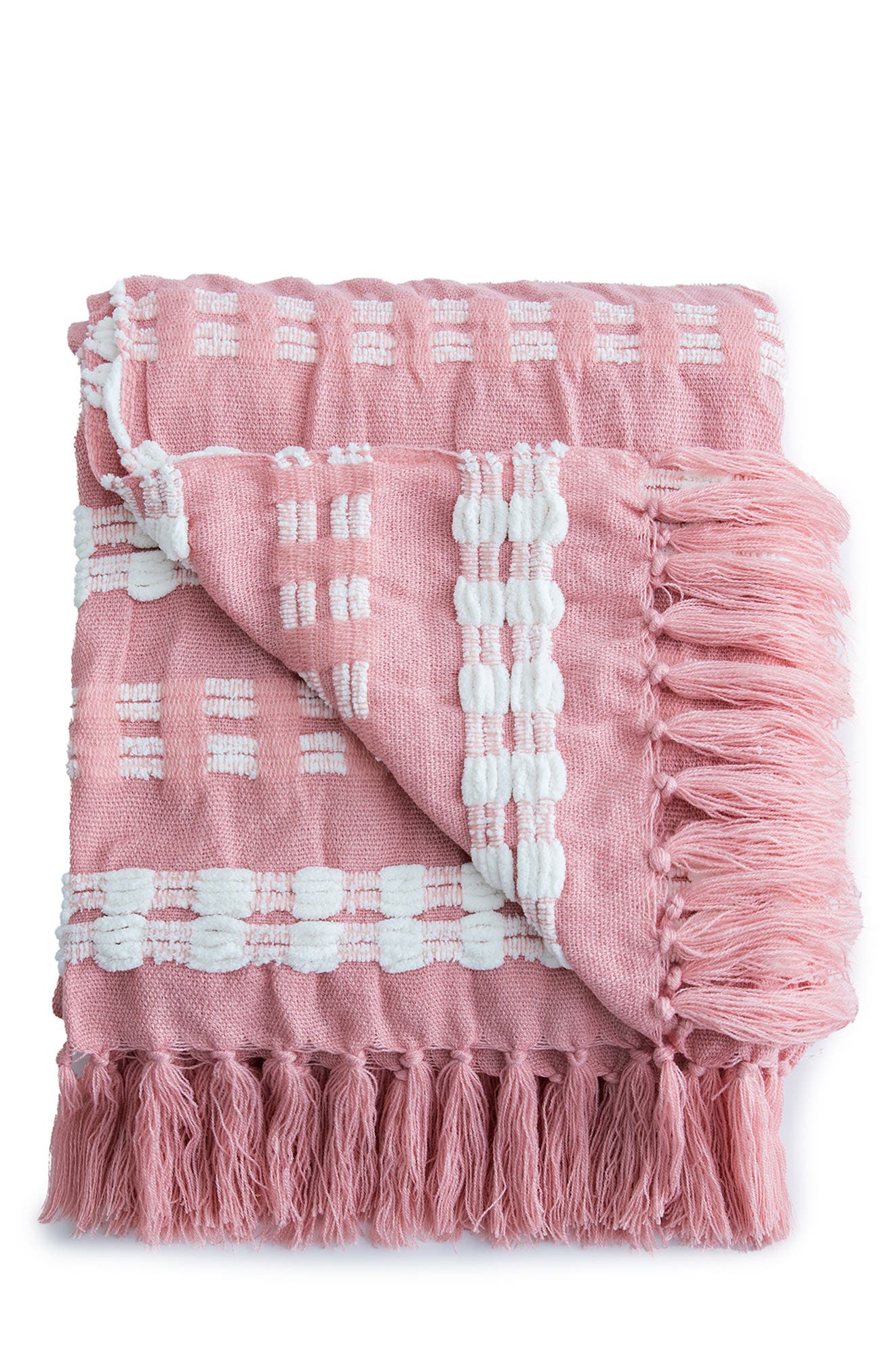 Artisan 34 Parker Woven Throw In Pink