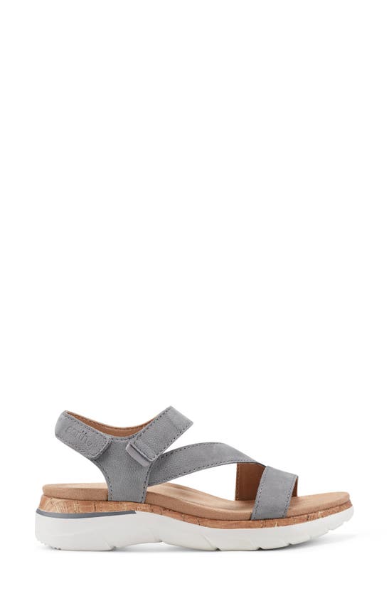 Shop Earth ® Roni Ankle Strap Sandal In Medium Grey