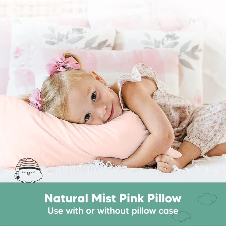 Shop Keababies 2-pack Toddler Pillows In Mist Pink