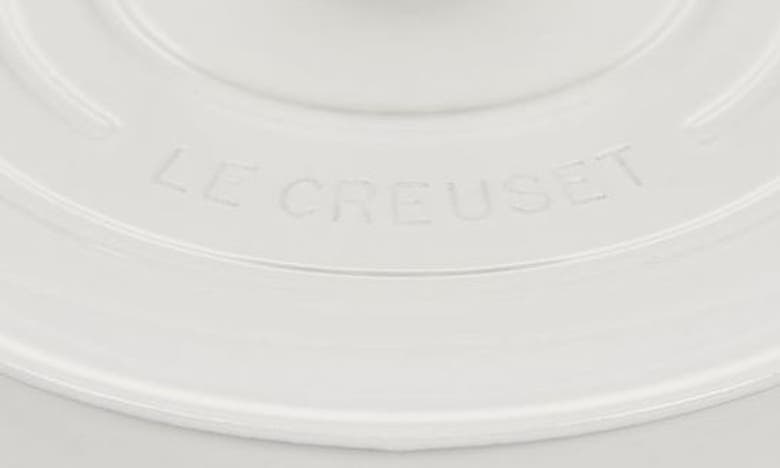 Shop Le Creuset Signature 3.5-quart Round Enamel Cast Iron French/dutch Oven In White