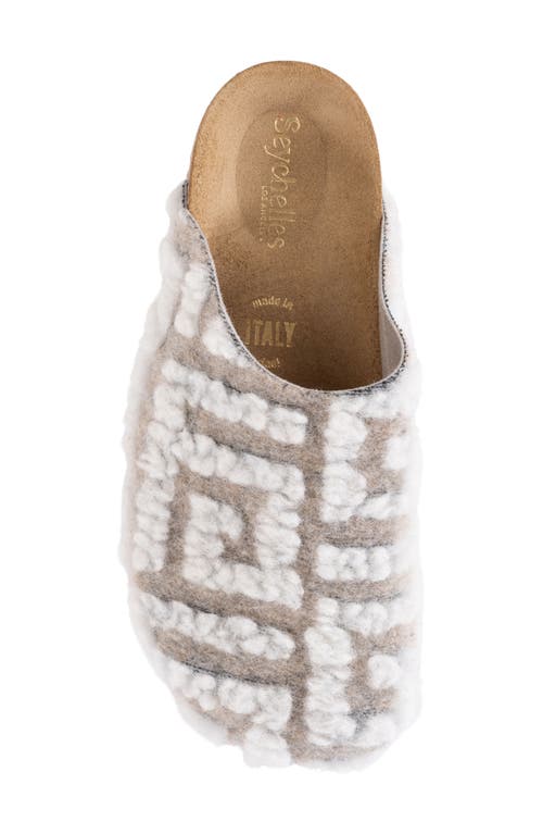 Shop Seychelles New Routine Faux Shearling Mule In Beige/natural