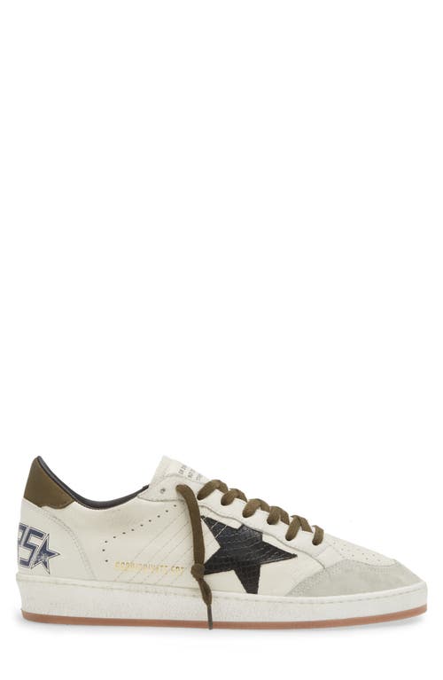 Golden Goose Super-star Sneaker In White/black/green 10349