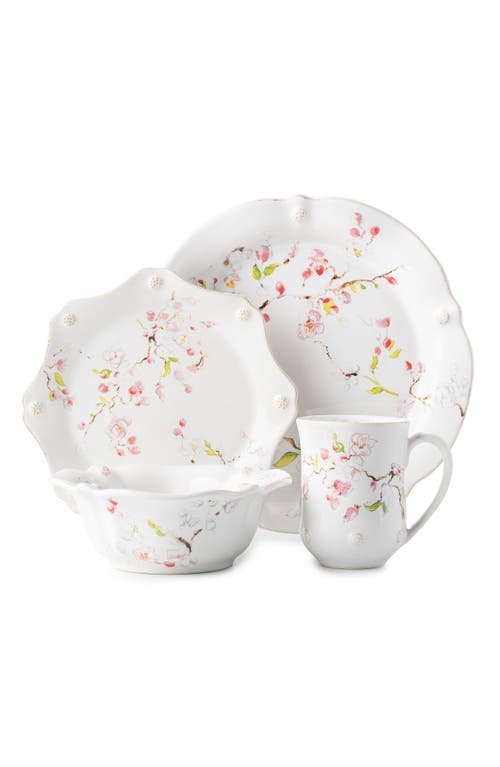 Juliska Cherry Blossom 4-Piece Place Setting in White Multi at Nordstrom