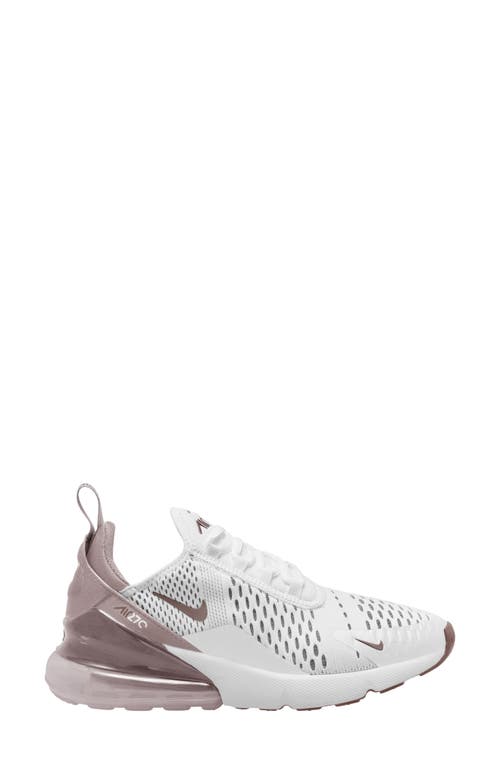 Nike Air Max 270 Sneaker In White/platinum Violet/mauve