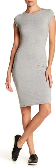 Velvet torch cap sleeve midi dress hotsell