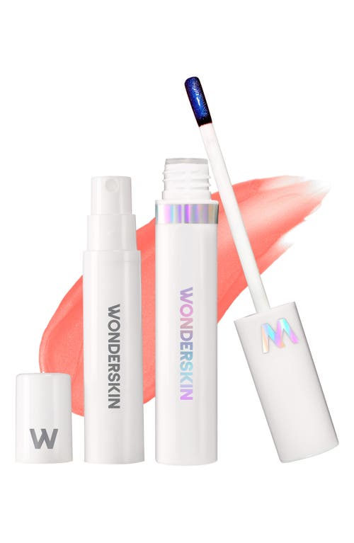 Wonderskin Wonder Blading Peel & Reveal Lip Stain Set In Crush