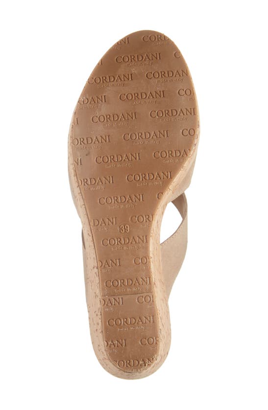 Shop Cordani Devon Platform Wedge Sandal In Crosta Corda