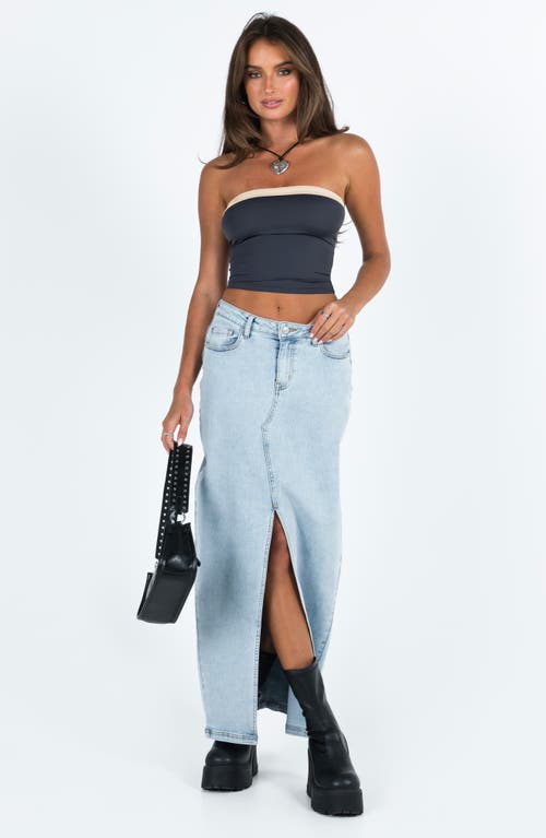 Shop Princess Polly Miko Tube Top In Grey