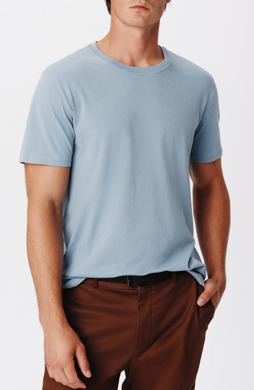 ATM Anthony Thomas Melillo Cotton Crewneck T-Shirt in Hazy Blue 