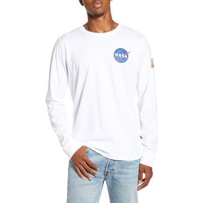 Alpha Industries Space Shuttle Long Sleeve T-Shirt, White