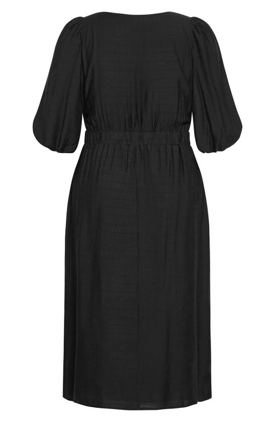 Shop City Chic Harriet Cutout Midi Dress In Black