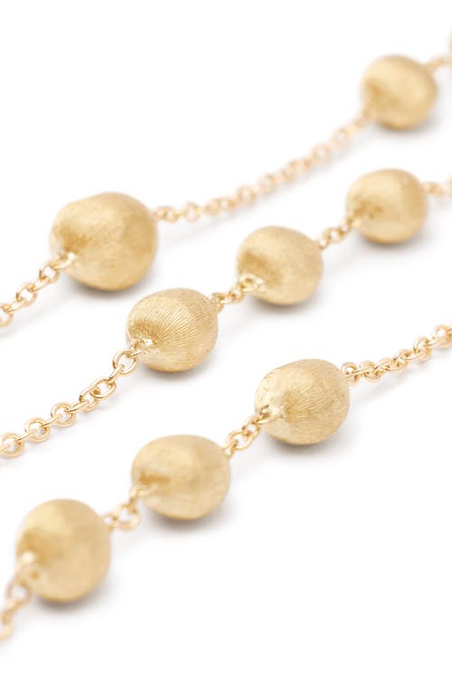 Marco Bicego 18k Yellow Gold Bead Station Necklace