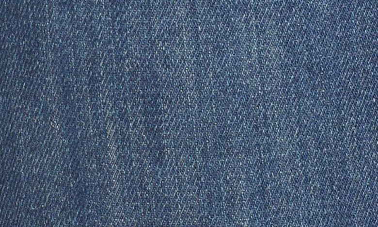 Dl1961 Patti High Waist Raw Hem Straight Leg Jeans In Dark Frayed Vintage