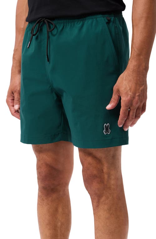 Shop Psycho Bunny Palm View Hydrochromic Swim Trunks In Sea Moss