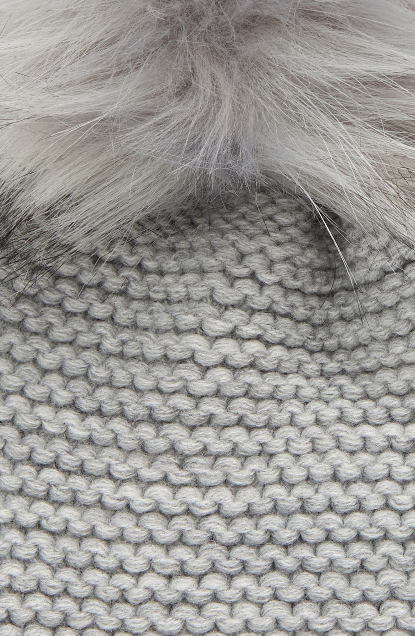 Kyi Kyi Wool Blend Beanie with Faux Fur 