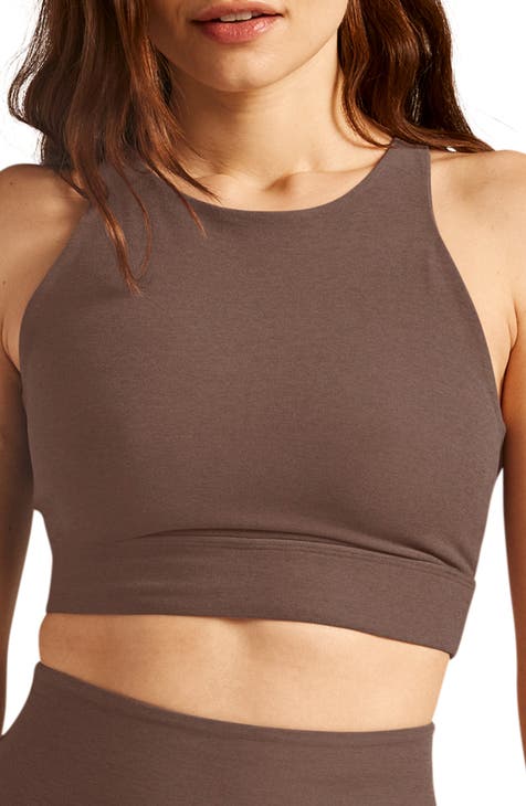 Double 6 Lycra Beyond Yoga Bra Top With Antibacterial V Neck And