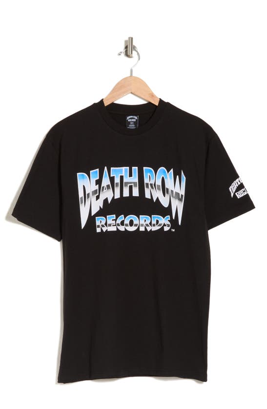Shop Death Row Records Death Row Logo Graphic T-shirt In Black