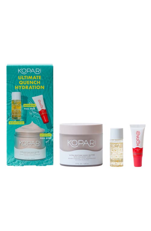 Kopari Ultimate Quench Hydration Kit $64 Value