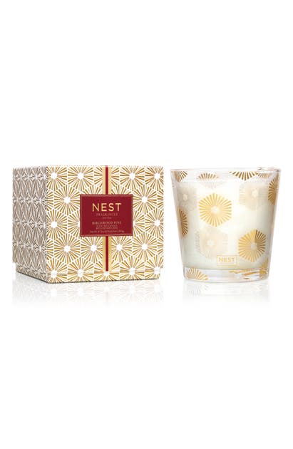 Click to view more detailed imagery on our partner's website Nest Fragrances Birchwood Pine Luxury Candle