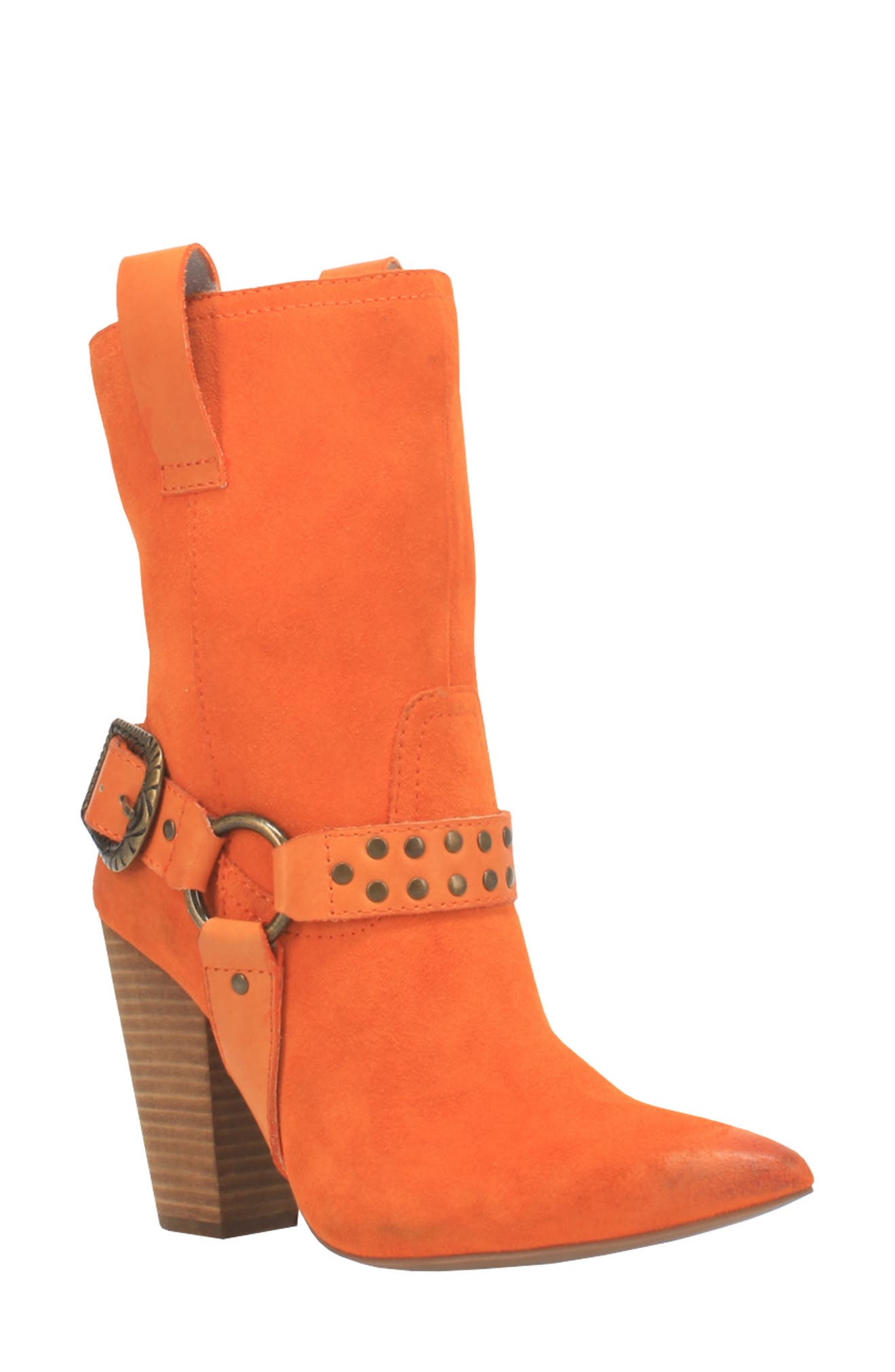 brown orange boots