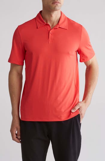 Z By Zella Hybrid Court Polo In Red
