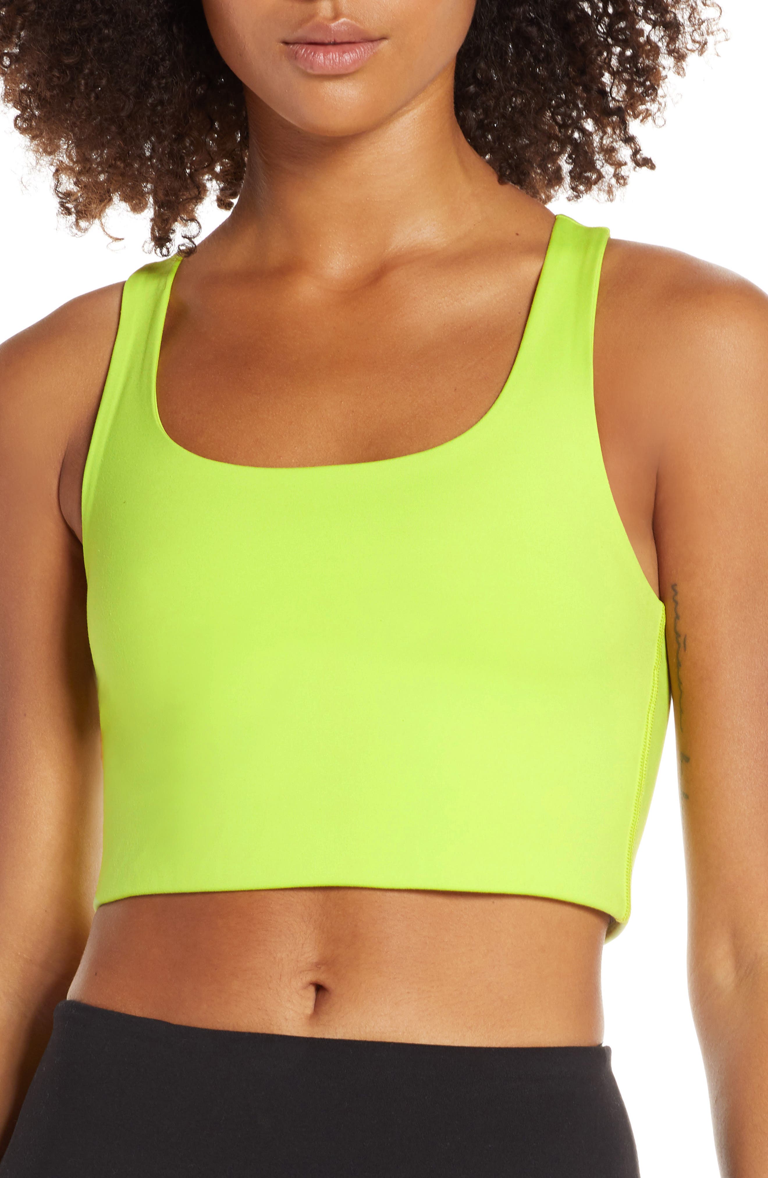 Girlfriend Collective Paloma Sports Bra, Green