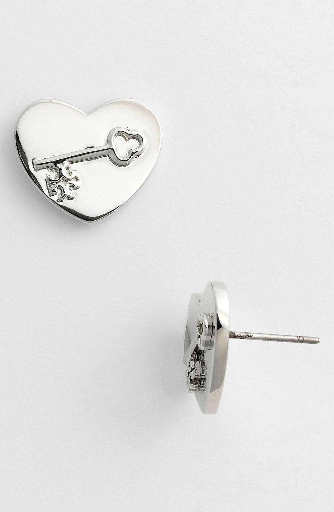 Tory Burch 'Louise' Heart Stud Earrings Nordstrom