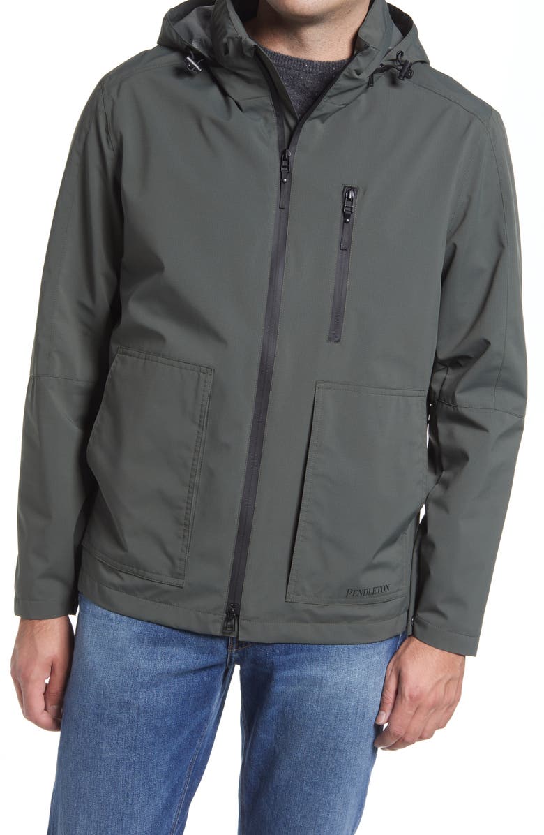 Pendleton Outdoorsmen Water Repellent Hooded Windbreaker | Nordstrom