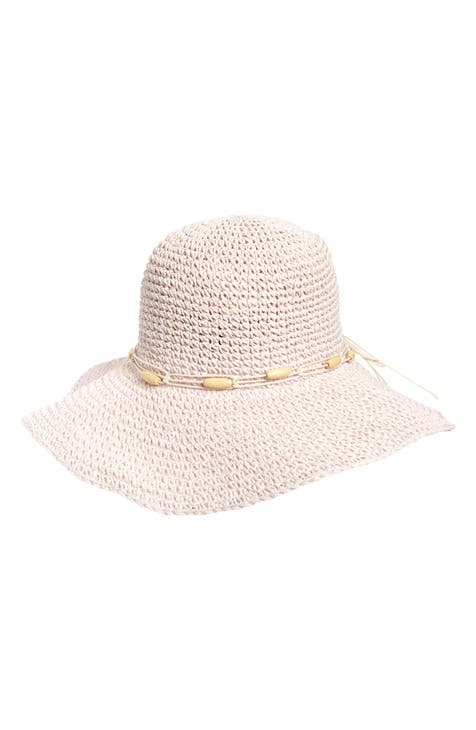 Packable Crocheted Straw Hat