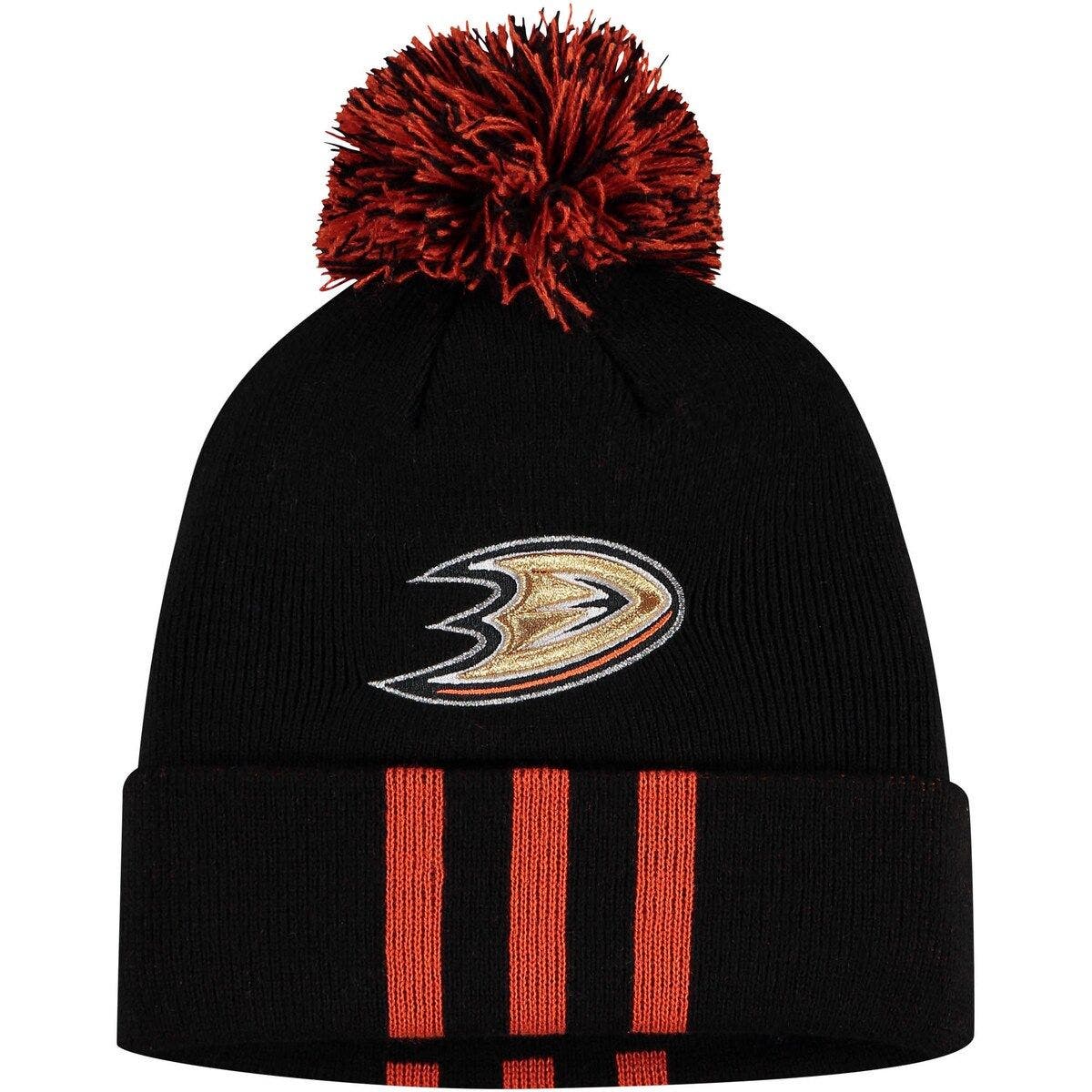adidas Black Anaheim Ducks Three Stripe 