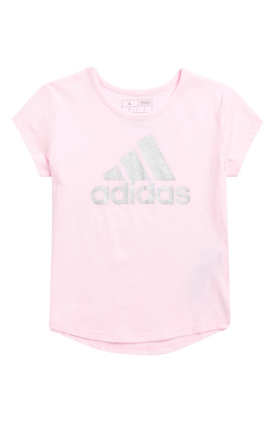 Shop Adidas Originals Adidas Kids' Core Logo Graphic T-shirt In Pink