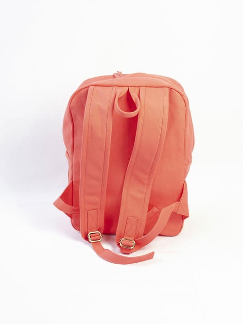 Shop Terra Thread Organic Cotton Backpack In Coral Pink