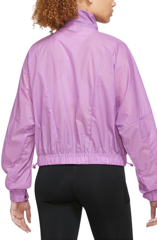 Nike Women's Drifit Run Division Reflective Running Jacket In Purple
