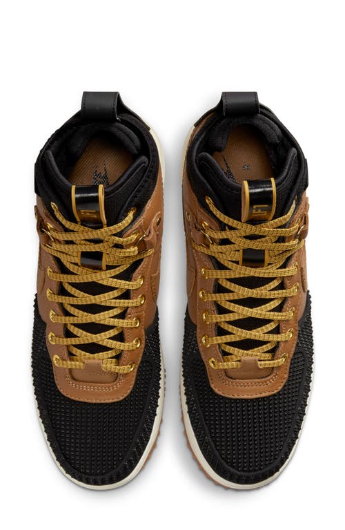 Shop Nike Lunar Force 1 Duck Boot In Ale Brown/ale Brown/black