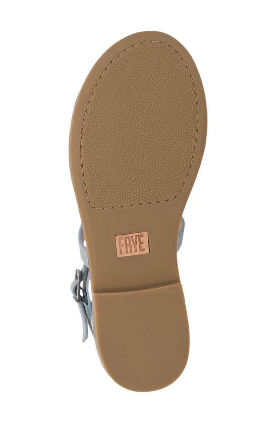 Shop Frye Taylor Ankle Strap Sandal In Steel Blue