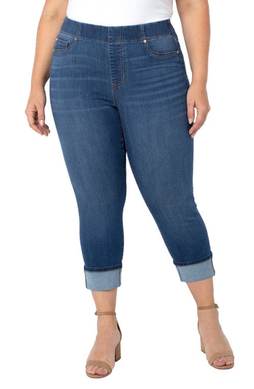 Liverpool Los Angeles Chloe Pull-On High Waist Wide Cuff Crop Skinny Jeans Cantrell at Nordstrom,