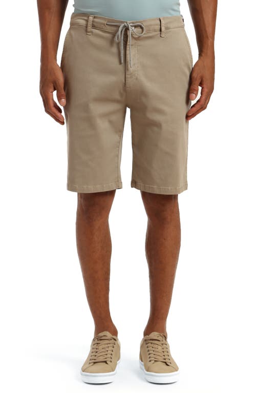 Ravenna Soft Touch Drawstring Shorts in Aluminum Soft Touch