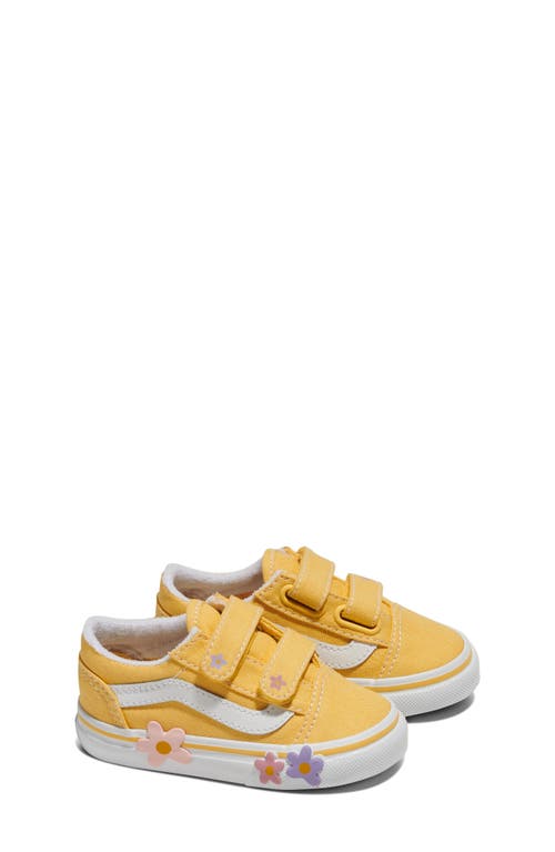 Vans Old Skool Flower Sneaker in Yellow at Nordstrom, Size 10 M