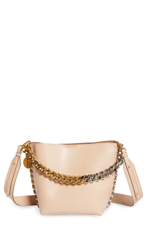 Stella Mccartney Outlet: bag in textured synthetic leather - Pink