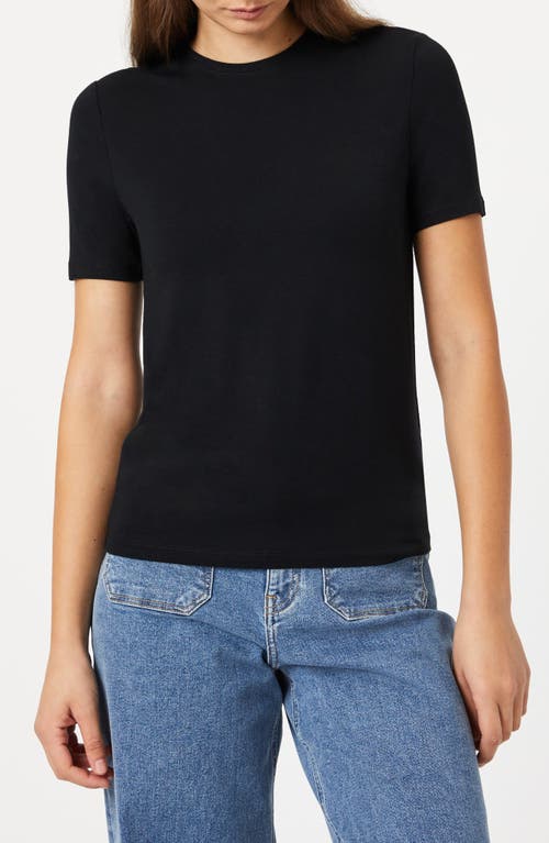 Slim Fit Crewneck T-Shirt in Black